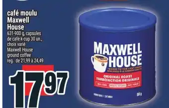 Super C café moulu Maxwell House | Maxwell House ground coffee offer