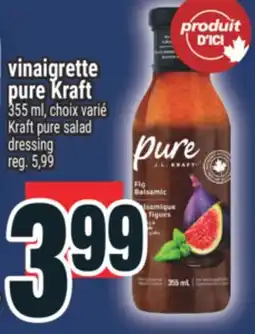 Super C vinaigrette pure Kraft | Kraft pure salad dressing offer