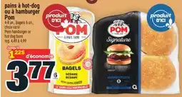 Super C boulangerie pains à hot-dog ou à hamburger Pom | Pom hamburger or hot dog buns offer