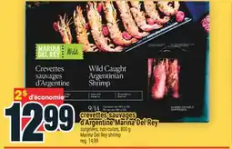 Super C CREVETTES SAUVAGES D'ARGENTINE MARINA DEL REY | MARINA DEL REY SHRIMP offer