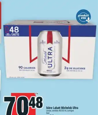 Super C bière Labatt Michelob Ultra | beer offer