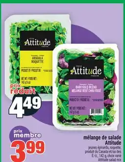 Super C mélange de salade Attitude | Attitude salad mix offer