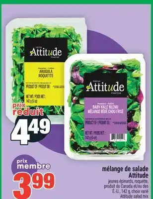 Super C mélange de salade Attitude | Attitude salad mix offer