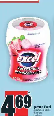 Super C gomme Excel | Excel gum offer