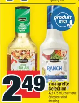 Super C vinaigrette Selection | Selection salad dressing offer