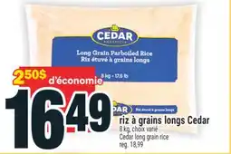 Super C riz à grains longs Cedar | Cedar long grain rice offer