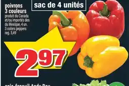 Super C poivrons 3 couleurs | 3 colors peppers offer