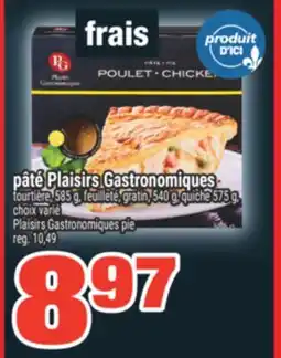 Super C pâté Plaisirs Gastronomiques | Plaisirs Gastronomiques pie offer