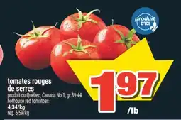 Super C tomates rouges de serres | hothouse red tomatoes offer