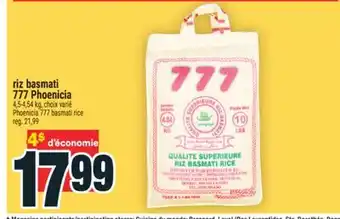 Super C riz basmati 777 Phoenicia | Phoenicia 777 basmati rice offer
