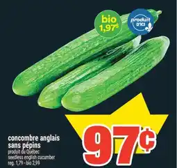 Super C concombre anglais sans pépins | seedless english cucumber offer