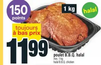 Super C poulet B.B.Q. halal offer