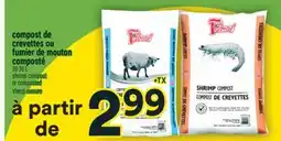 Super C compost de crevettes ou fumier de mouton composté | shrimp compost or composted sheep manure offer