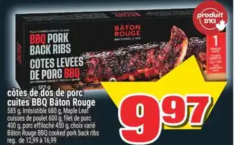 Super C côtes de dos de porc cuites BBQ Bâton Rouge offer