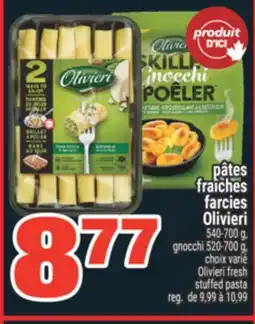 Super C pâtes fraîches farcies Olivieri | Olivieri fresh stuffed pasta offer