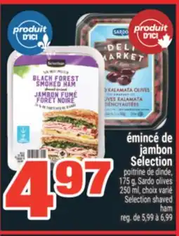 Super C émincé de jambon Selection | Selection shaved ham offer