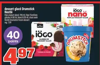 Super C dessert glacé Drumstick Nestlé | Nestlé Drumstick frozen dessert offer
