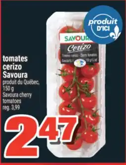 Super C tomates cerizo Savoura | Savoura cherry tomatoes offer