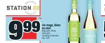 Super C vin rouge, blanc ou rosé Keep Calm | Keep Calm red, white or rosé wine offer