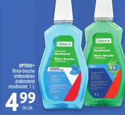 Uniprix OPTION+ Rince-bouche antibactérien /Antibacterial mouthwash offer
