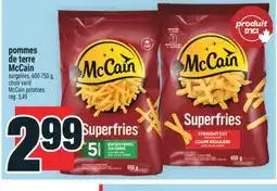 Super C pommes de terre McCain | McCain potatoes offer