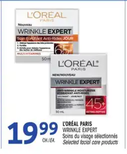 Uniprix L'ORÉAL PARIS WRINKLE EXPERT Soins du visage sélectionnés / Selected facial care products offer