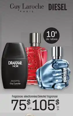 Uniprix DIESEL Fragrances sélectionnées/Selected fragrances offer