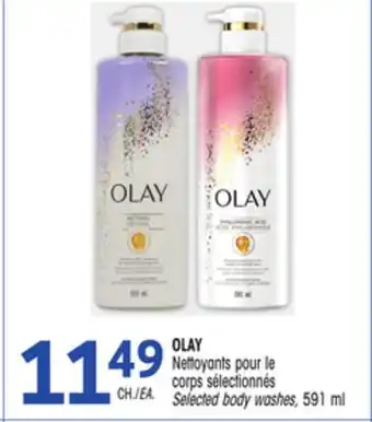 Uniprix OLAY Nettoyants pour le corps sélectionnés/Selected body washes offer