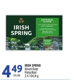 Uniprix IRISH SPRING Savon/Soap, Pains/Bars offer