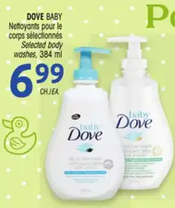 Uniprix DOVE BABY Nettoyants pour le corps sélectionnés / Selected body washes offer