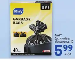 Uniprix SAVVY Sacs à ordures/Garbage bags offer