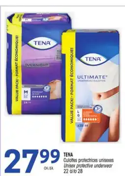 Uniprix TENA Culottes protectrices unisexes /Unisex protective underwear offer