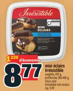 Super C mini éclairs Irrésistible |Irrésistible mini éclairs offer