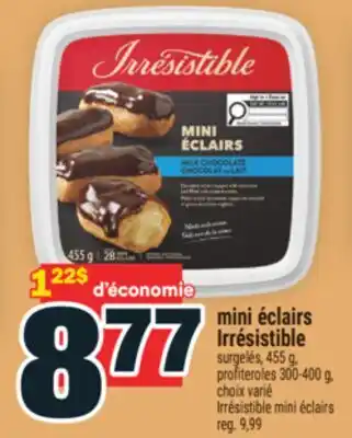 Super C mini éclairs Irrésistible |Irrésistible mini éclairs offer