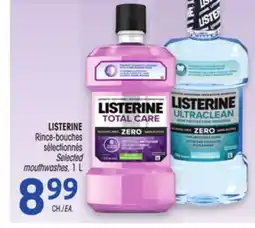 Uniprix LISTERINE Rince-bouches sélectionnés/Selected mouthwashes offer