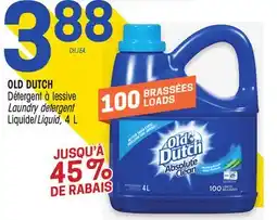 Uniprix OLD DUTCH Détergent à lessive Laundry detergent, Liquide/Liquid offer