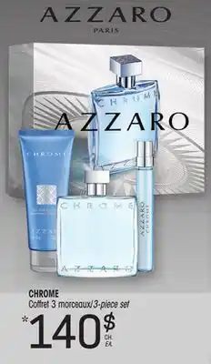 Uniprix AZZARO CHROME Coffret 3 morceaux/3-piece set offer
