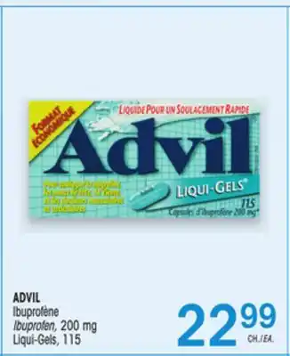 Uniprix ADVIL Ibuprofène/Ibuprofen, Liqui-Gels offer