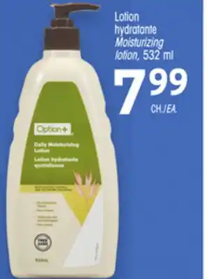 Uniprix Option+ Lotion hydratante/Moisturizing lotion offer