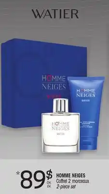 Uniprix WATIER HOMME NEIGES Coffret 2 morceaux / 2-piece set offer