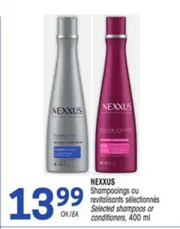Uniprix NEXXUS Shampooings ou revitalisants sélectionnés/Selected shampoos or conditioners offer
