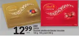 Uniprix LINDT LINDOR Chocolats sélectionnés/Selected chocolates offer