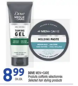 Uniprix DOVE MEN+CARE Produits coiffants sélectionnés/Selected hair styling products offer