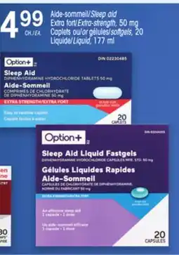 Uniprix Option+ Aide-sommeil/Sleep aid offer