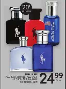 Uniprix RALPH LAUREN POLO BLACK, POLO RED, POLO SPORT, POLO ULTRA BLUE, POLO BLUE Eau de toilette offer
