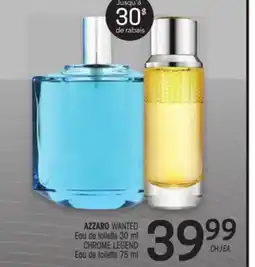 Uniprix AZZARO WANTED Eau de toilette,CHROME LEGEND Eau de toilette offer