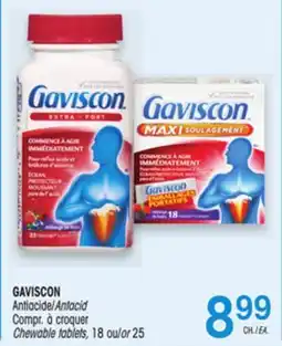 Uniprix GAVISCON Antiacide/Antacid, Compr. à croquer/Chewable tablets offer
