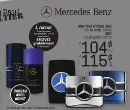 Uniprix MERCEDES-BENZ SIGN YOUR ATTITUDE, MAN Eau de toilette, SIGN Eau de parfum offer
