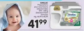 Brunet SIMILAC Préparations pour nourrissons sélectionnées offer