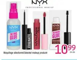 Uniprix NYX Maquillage sélectionné/Selected makeup products offer